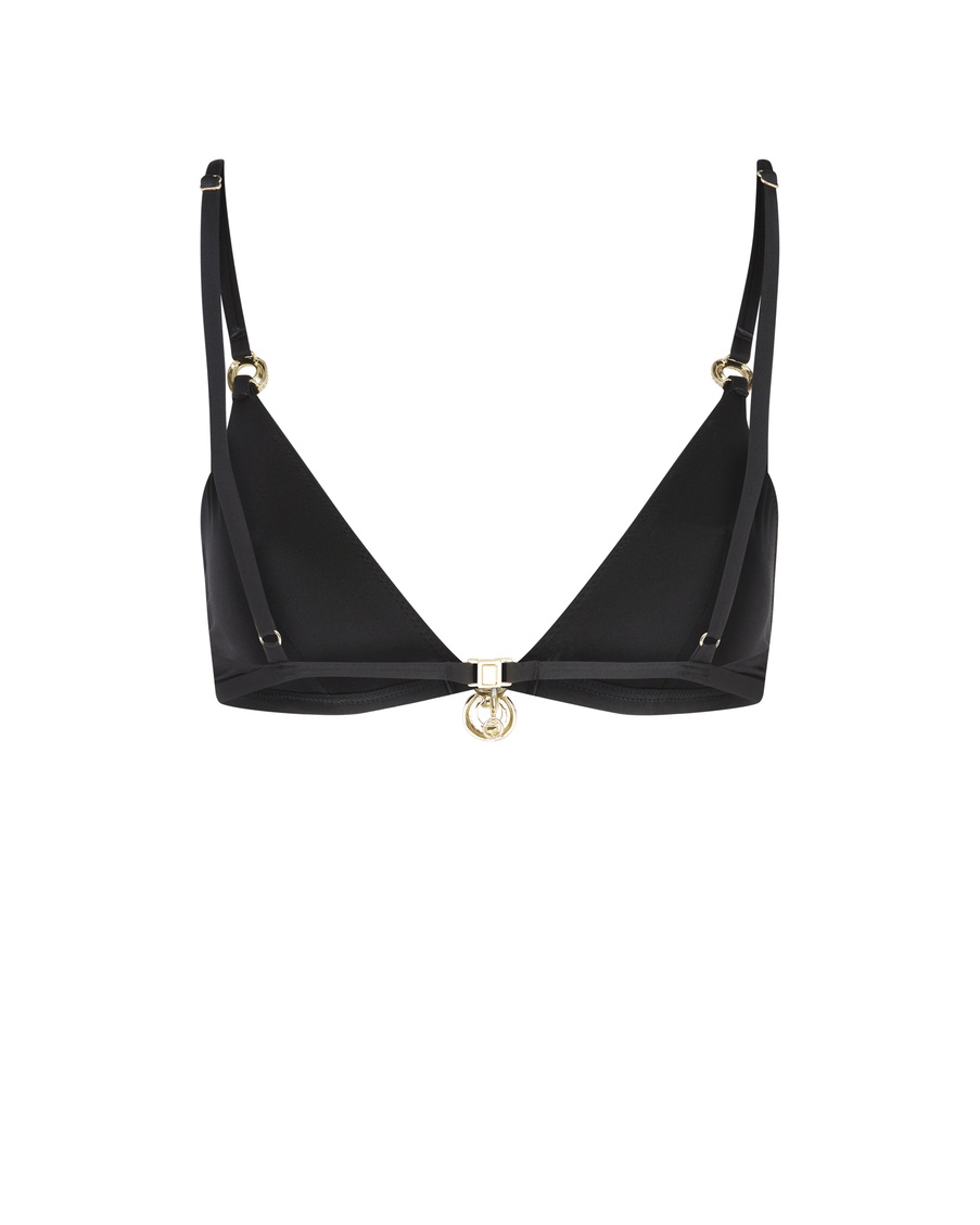 Черный топ купальника Haislee