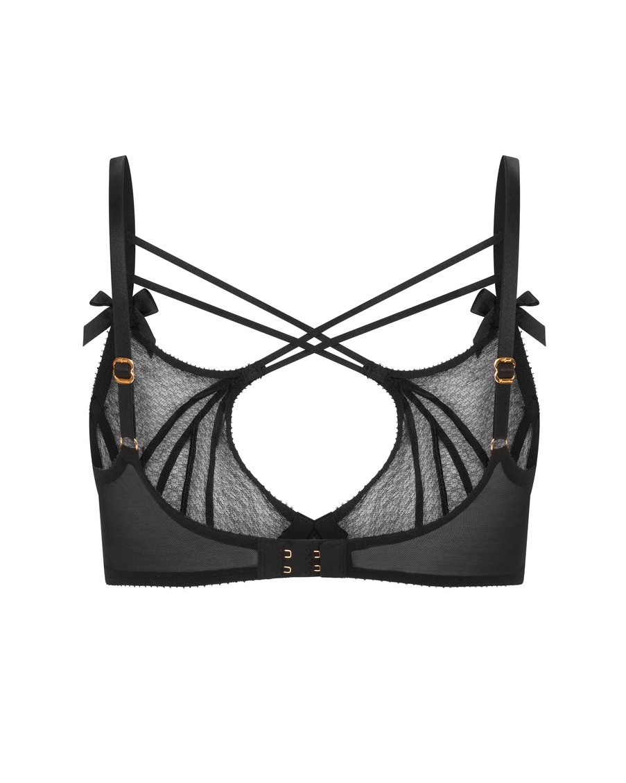 Черный бюстгальтер с мягкой чашкой Nicki