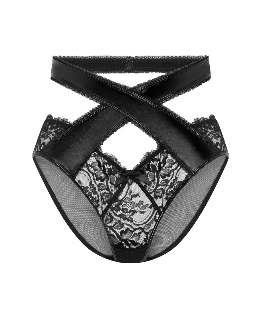 Черные французские трусы Vicki