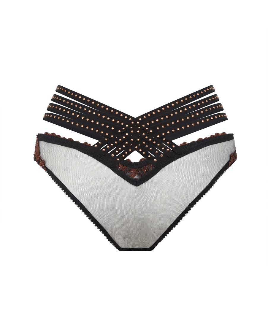 Коричневые классические трусы Zarella