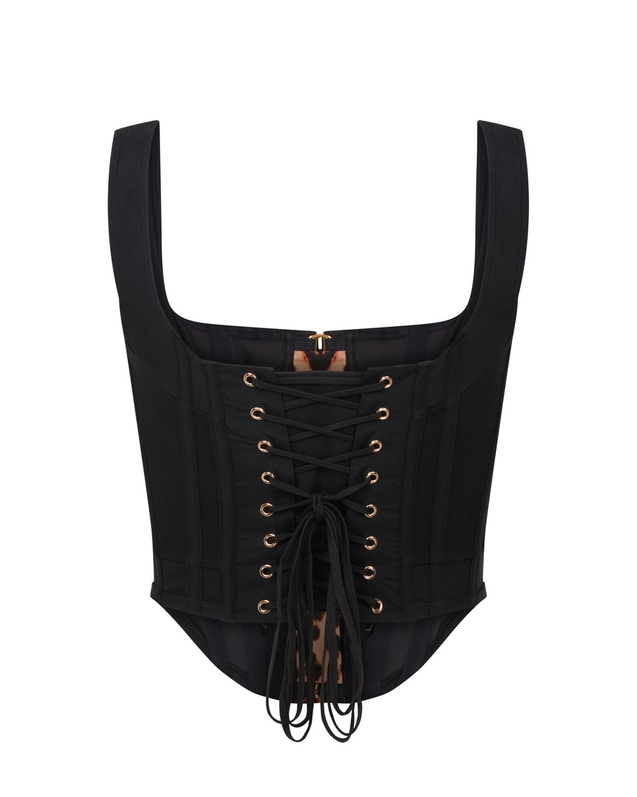 Леопардовый корсет Zena