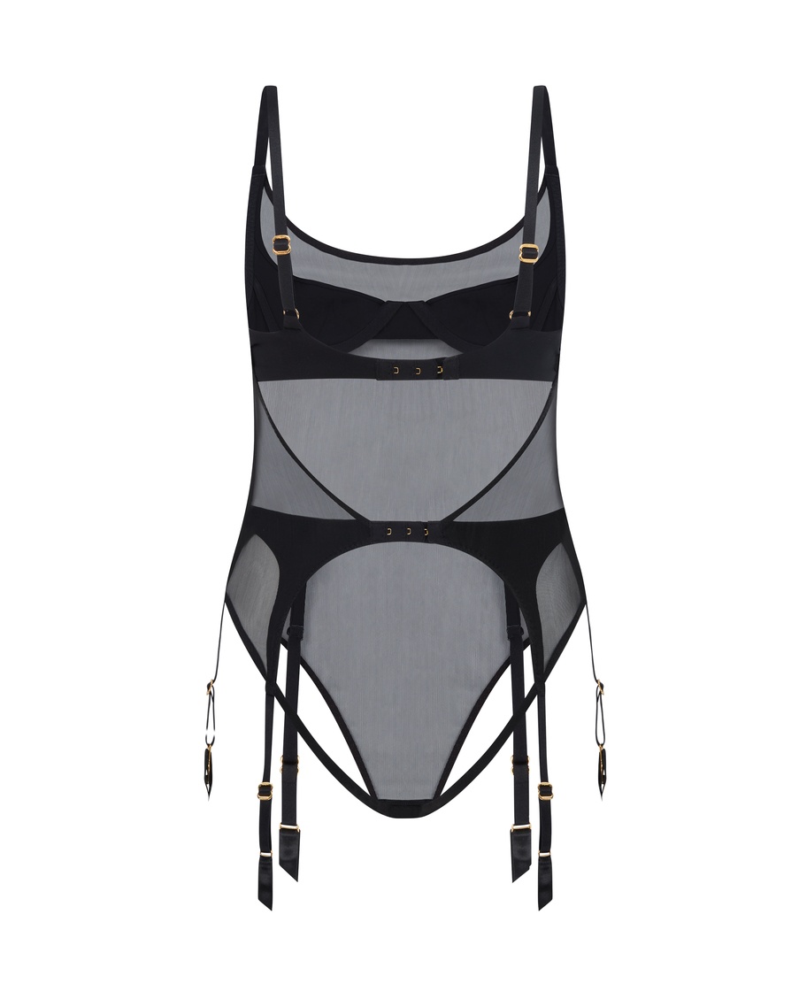 Черное боди Jessah