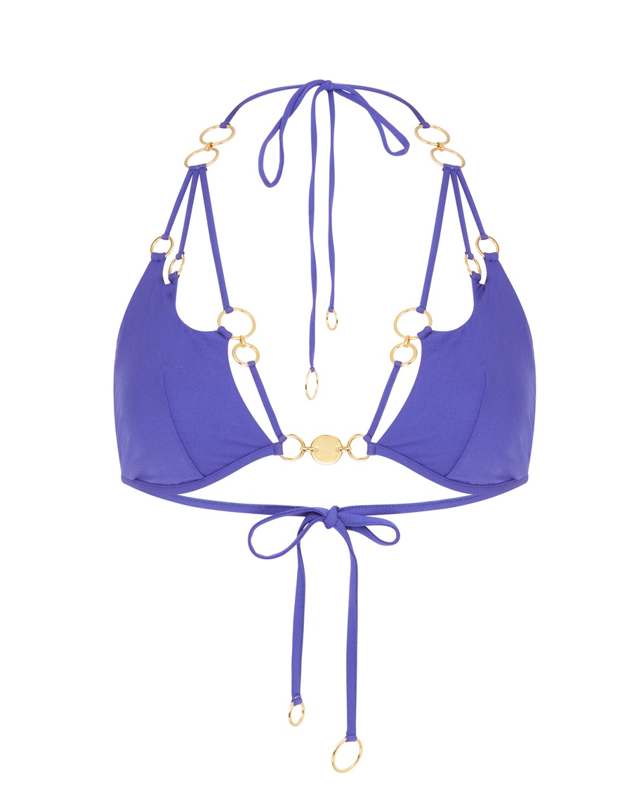 Фиолетовый топ купальника Davine