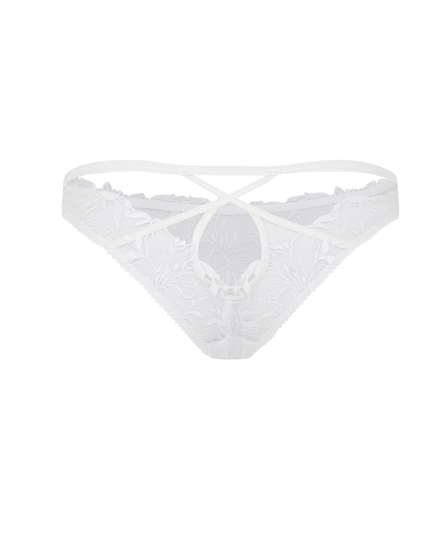 Белые классические трусы Ozella