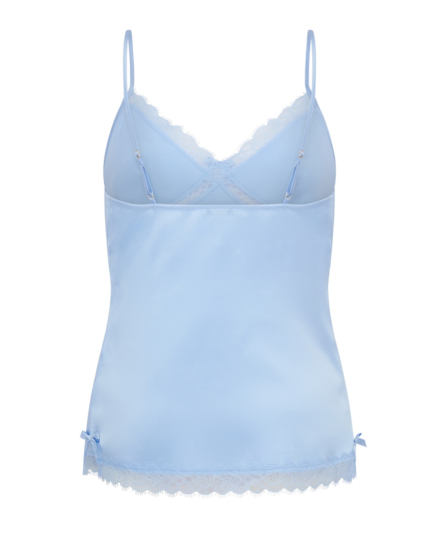 Голубой топ пижамы Gisele