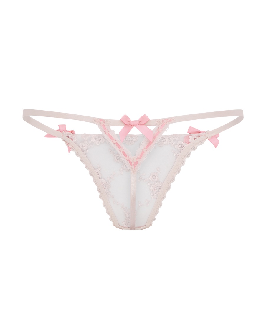Розовые трусы стринги Adelie