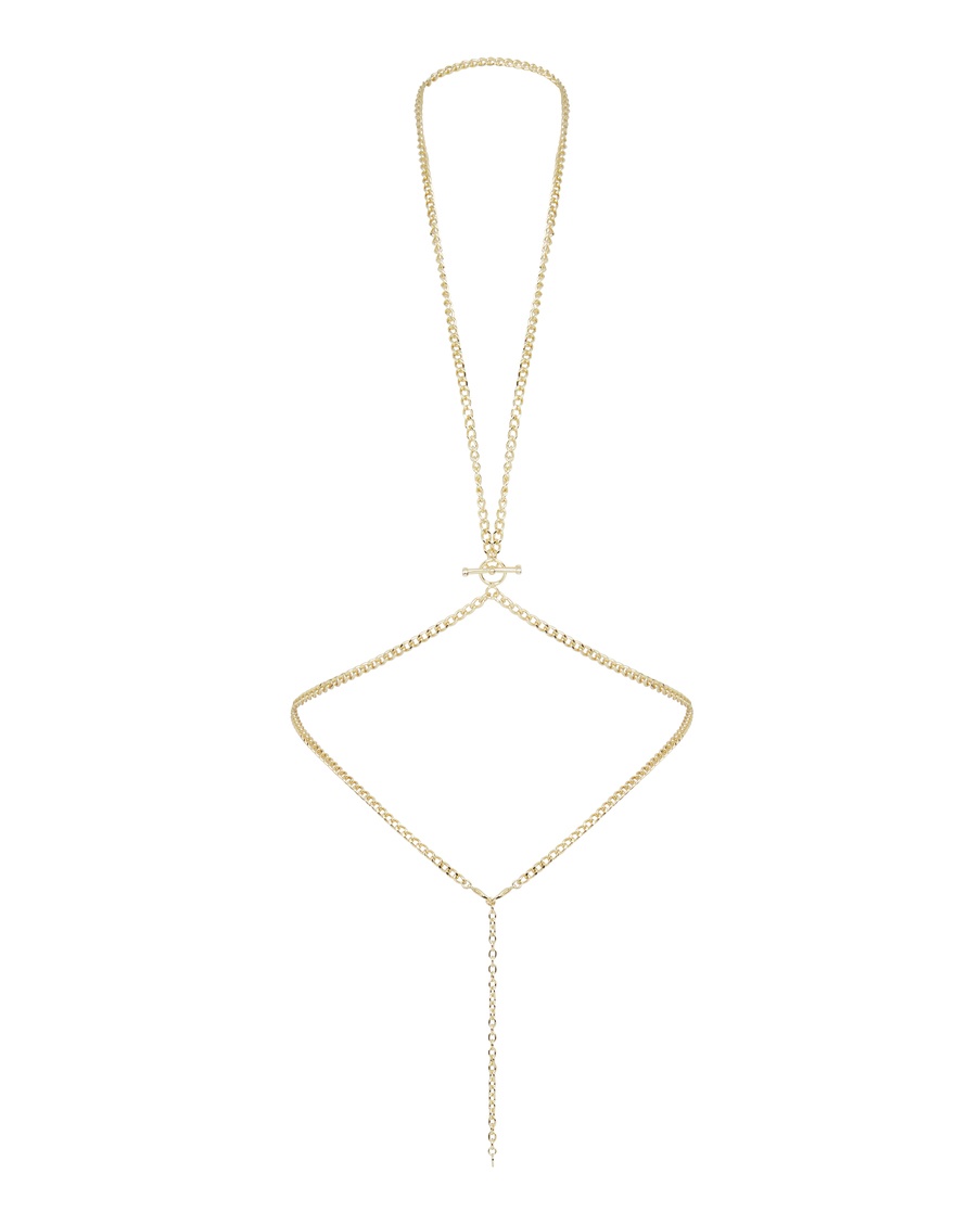 Золотая цепочка для тела Antronella