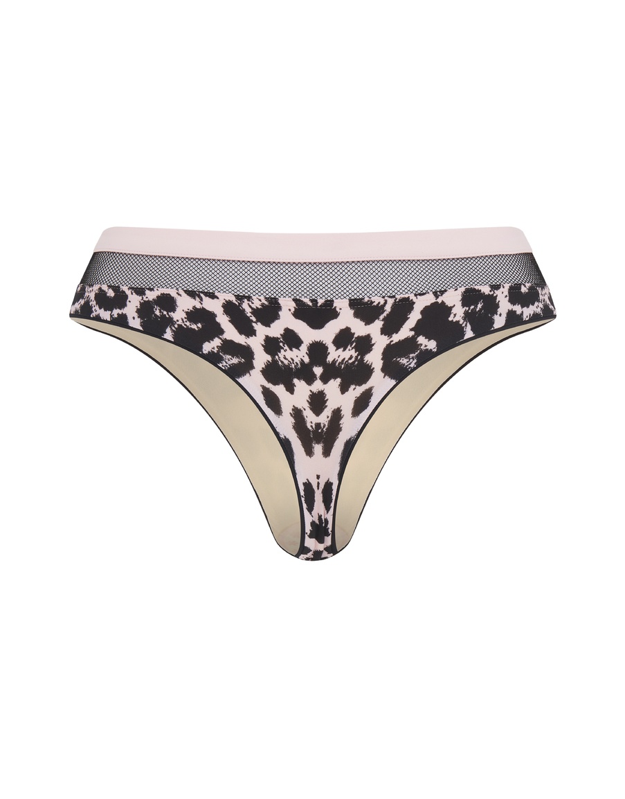 Плавки стринги с леопардовым принтом Zenaya