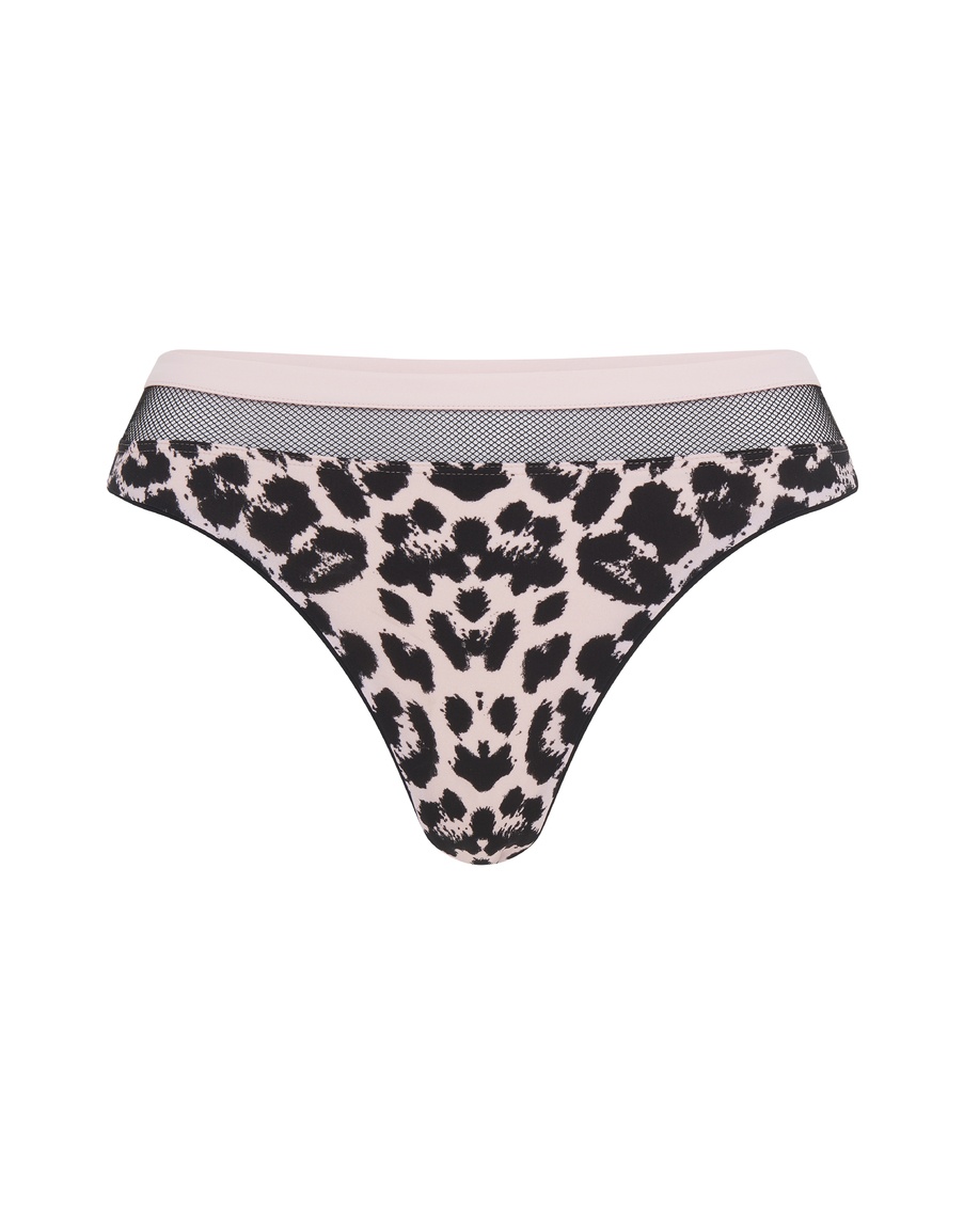 Плавки стринги с леопардовым принтом Zenaya