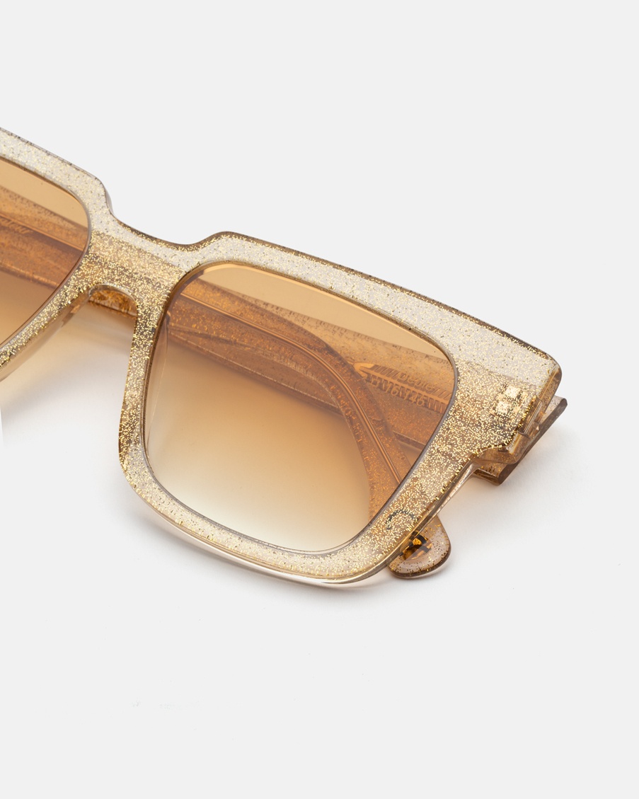 Золотистые солнцезащитные очки Debie