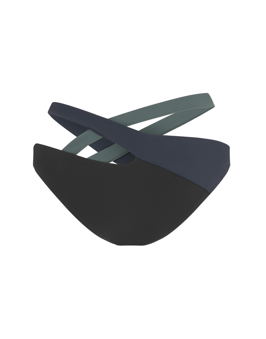 Плавки купальника цвета хаки Izaro