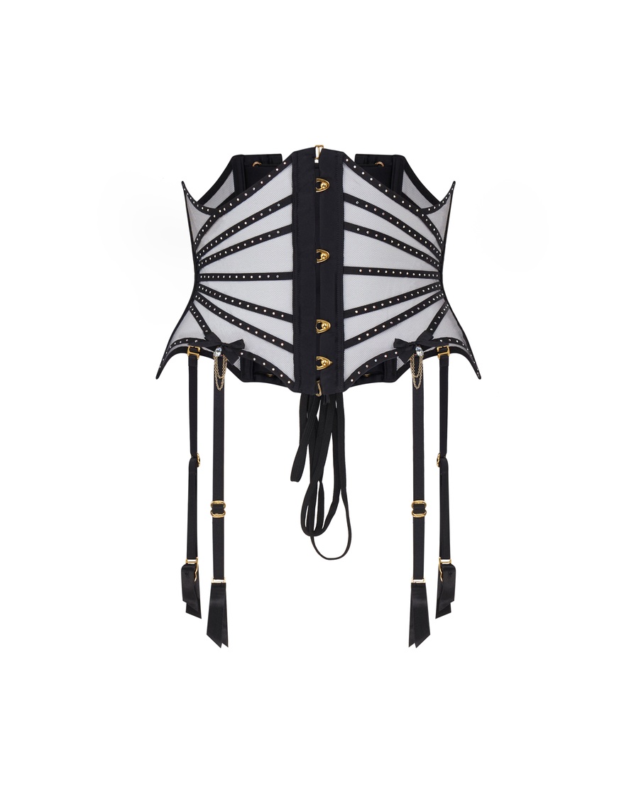 Черный корсетный пояс Rubi