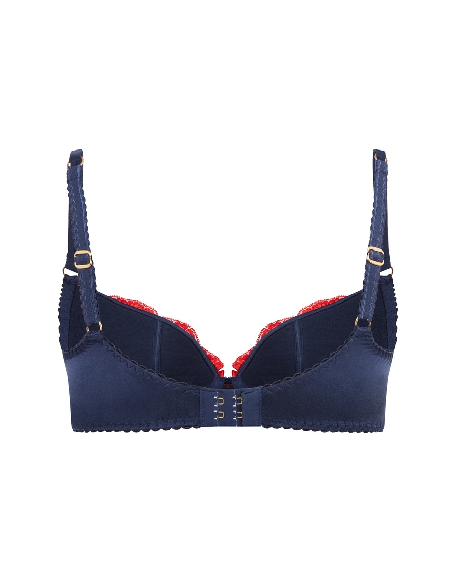 Темно-синий бюстгальтер с плотной чашкой Molly