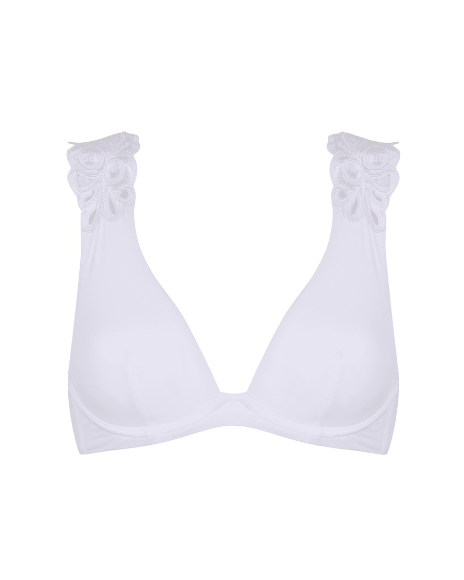 Белый топ купальника Cilla