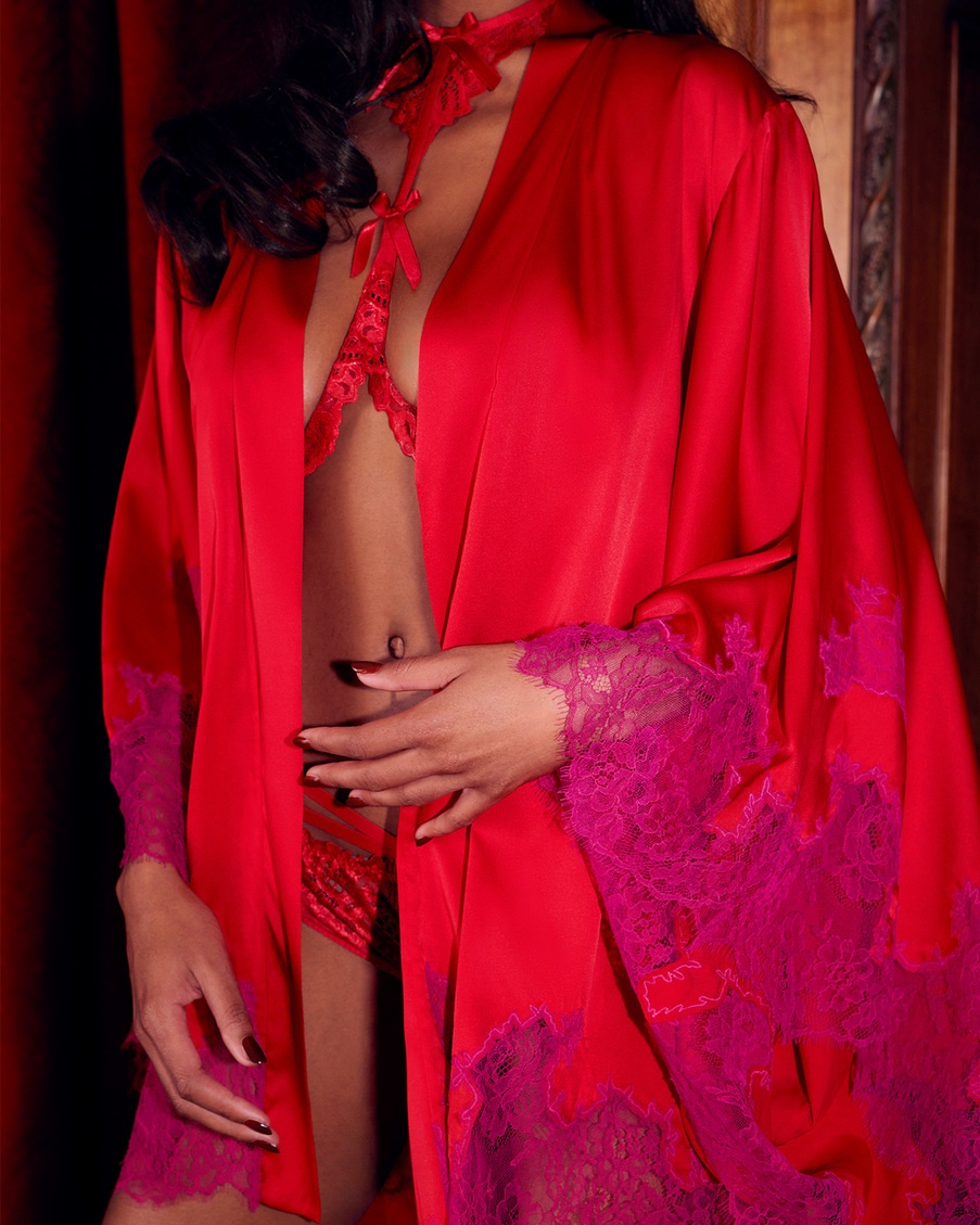 Красное боди Cendrillon