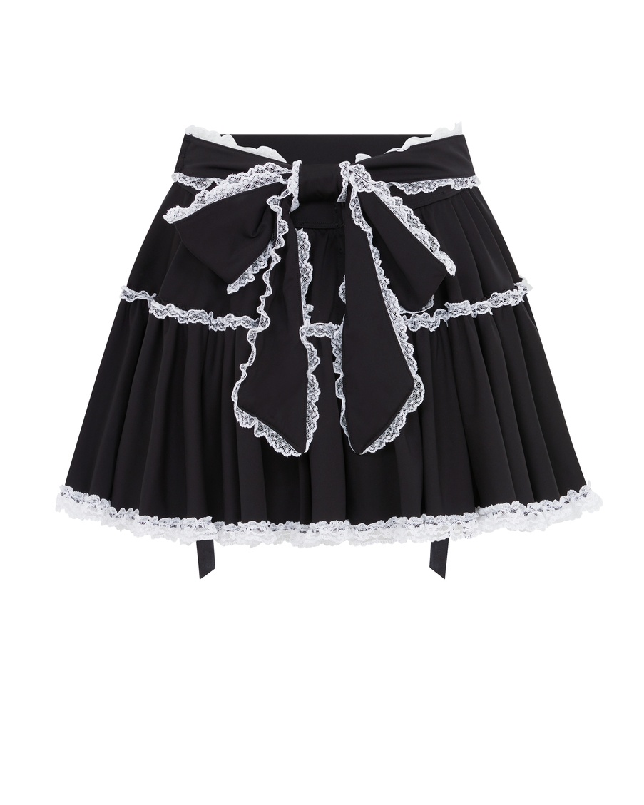 Черно-белая юбка Mischievous