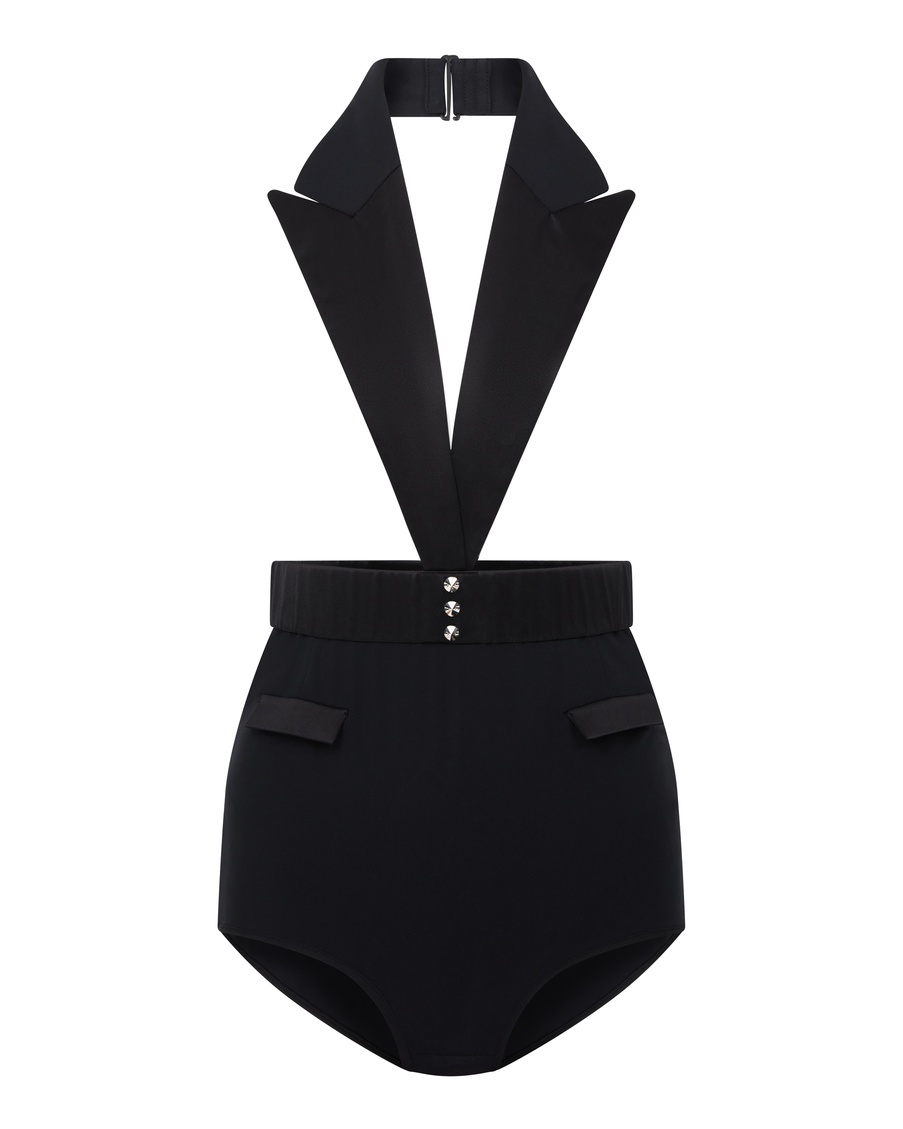 Черное боди Wynnie