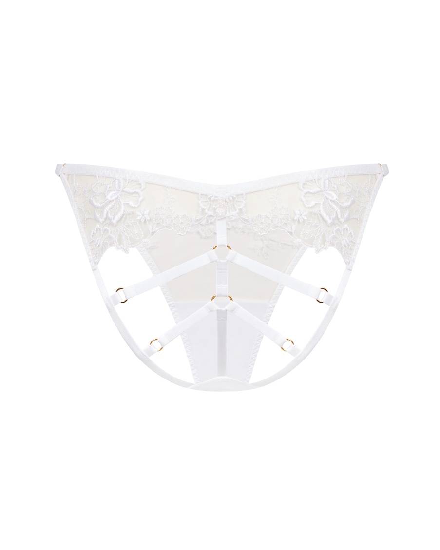 Белые классические трусы Melanie