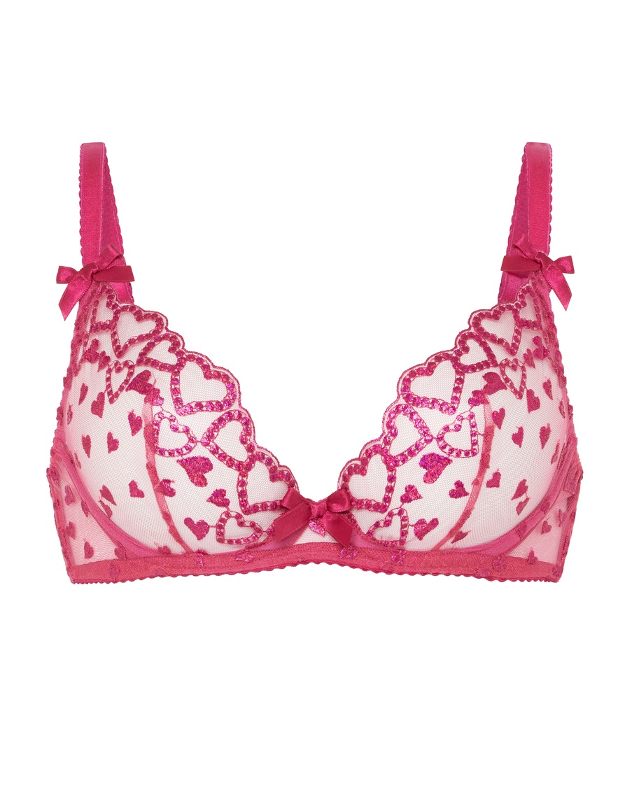 Бюстгальтер с мягкой чашкой цвета фуксия Rozann