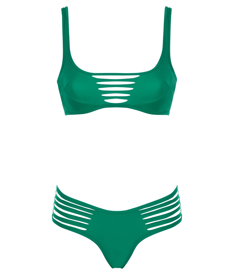 Изумрудный топ купальника Dakotta