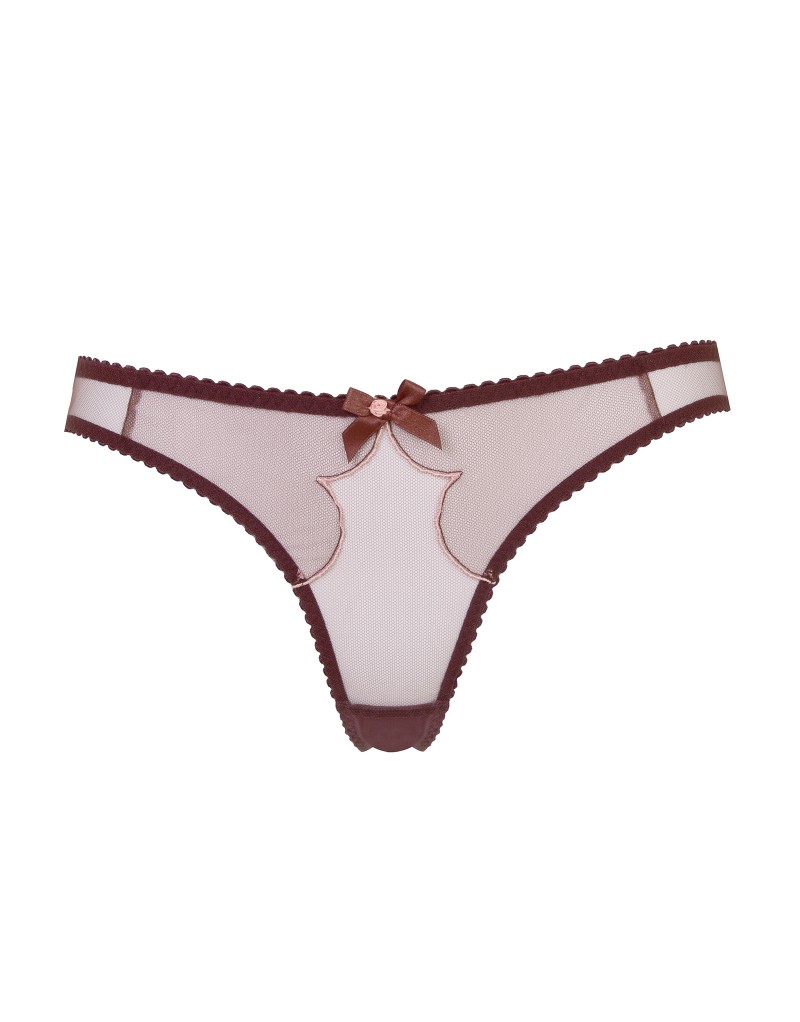 Коричневые классические трусы Lorna Agent Provocateur – купить за 9 900 р.