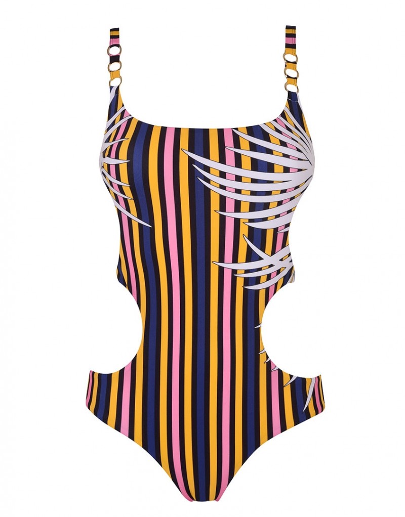 MalisaРазноцветный сплошной купальник Malisa