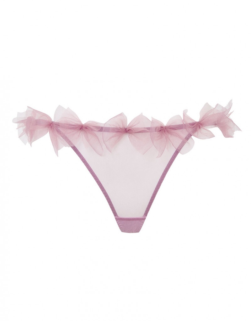 FawnТрусы стринги пудрово-розового цвета Fawn