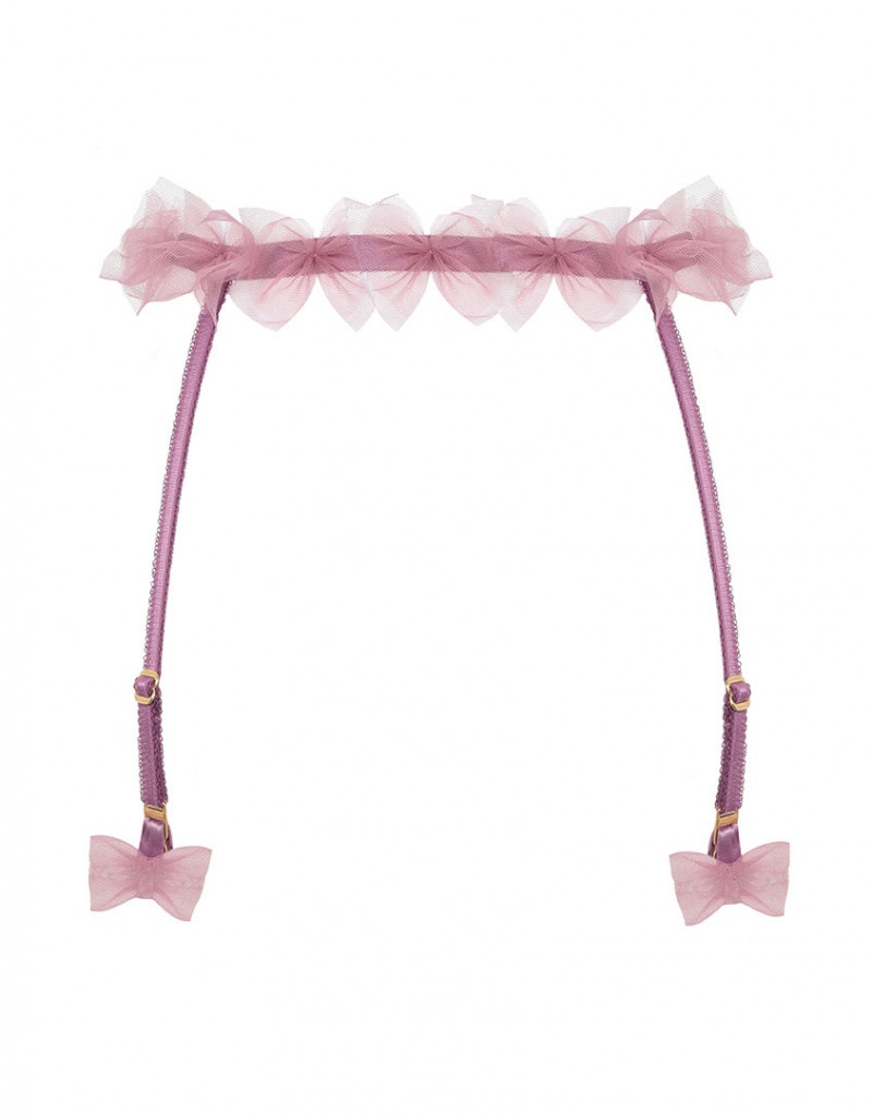 FawnПояс для чулок пудрово-розового цвета Fawn