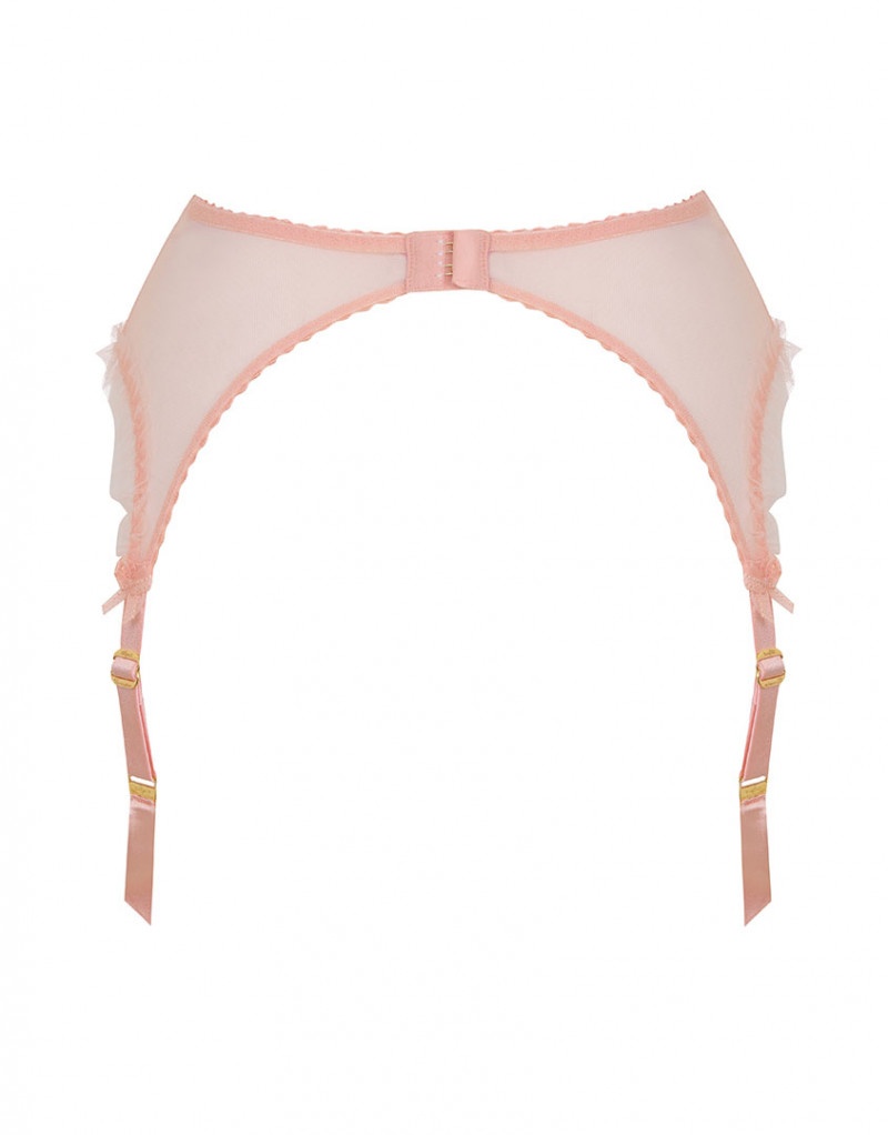 OliveПояс для чулок персикового цвета Olive