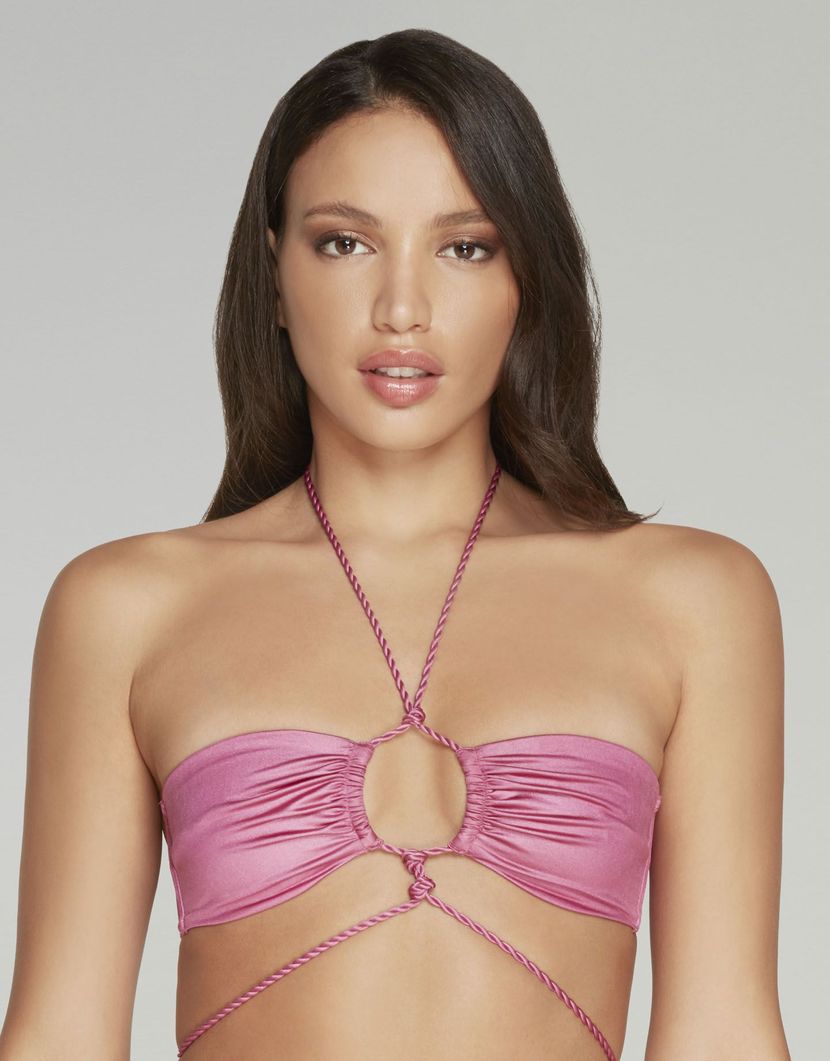 MileeyРозовый топ купальника Mileey