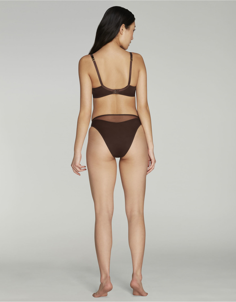 LuckyКоричневый бюстгальтер с глубокой чашкой Lucky
