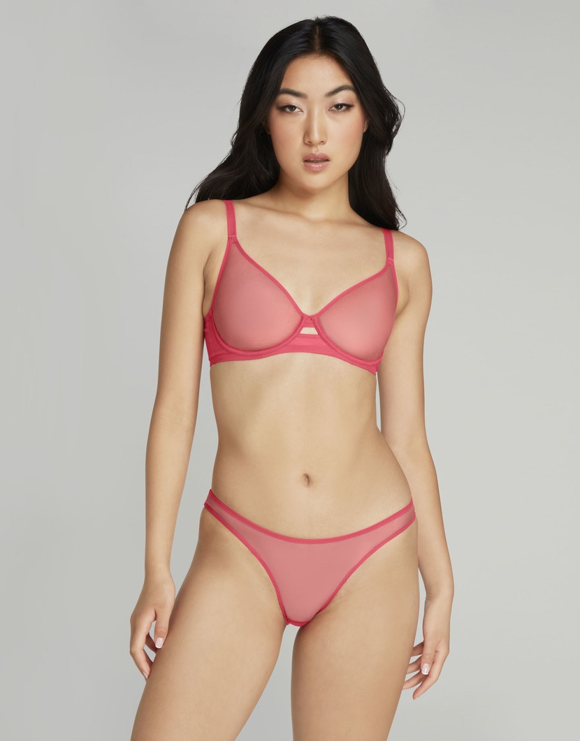 Розовые прозрачные классические трусы Lucky Agent Provocateur – нет в ...