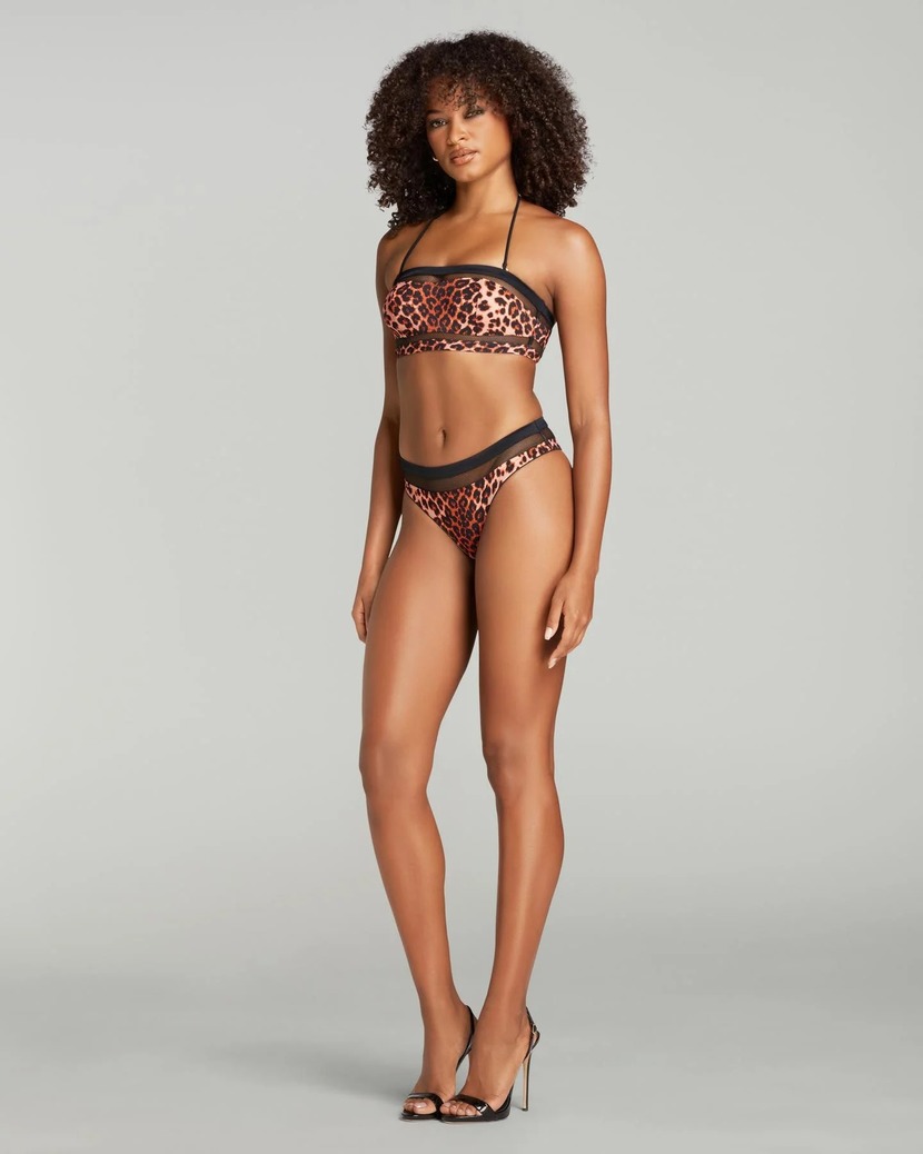 ZenayaЛеопардовые плавки купальника Zenaya