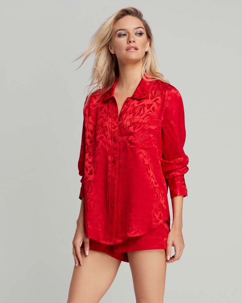 KassidieКрасные шорты пижамы Kassidie