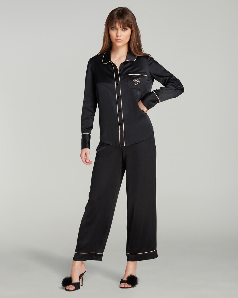 ClassicЧерная рубашка пижамы Classic