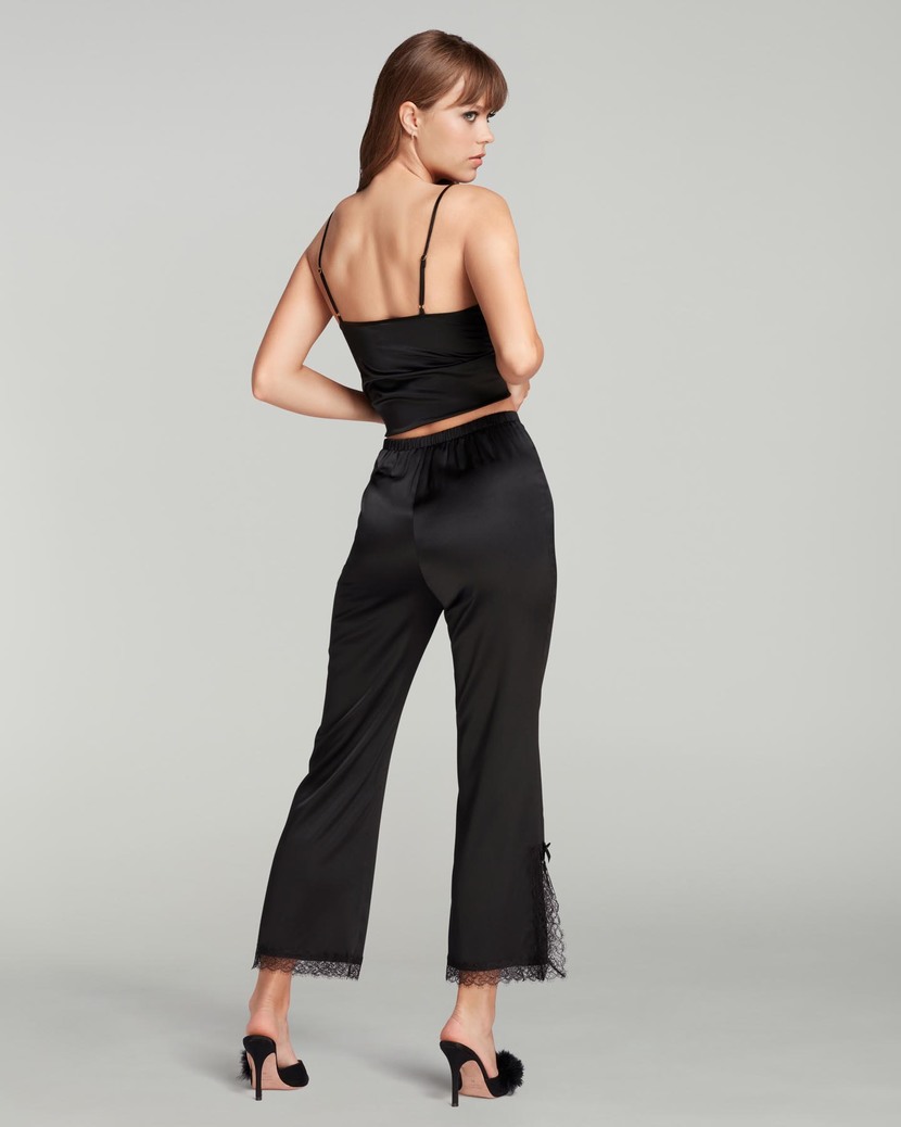 GiseleЧерные брюки пижамы Gisele