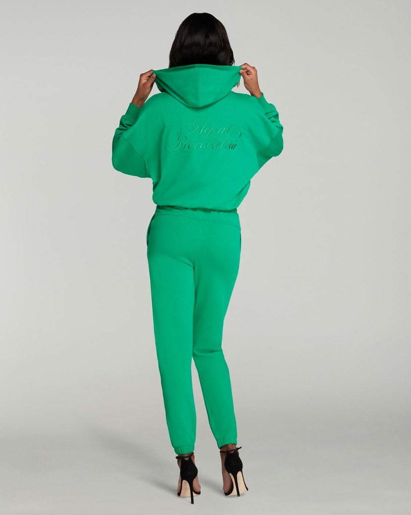 RayleyЗеленое худи на кулиске Rayley