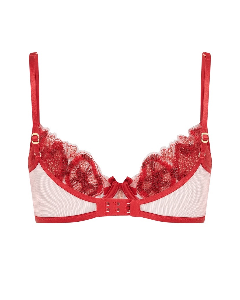 GianaКрасный бюстгальтер с мягкой чашкой Giana
