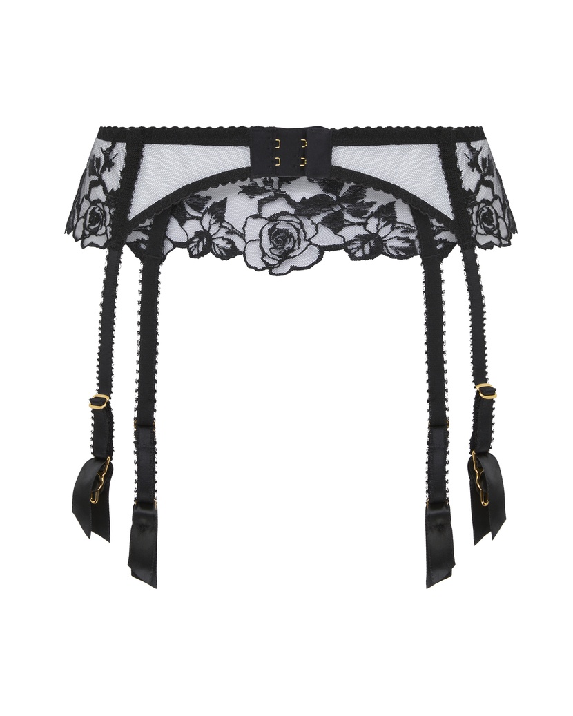 CallypsoЧерный пояс для чулок Callypso