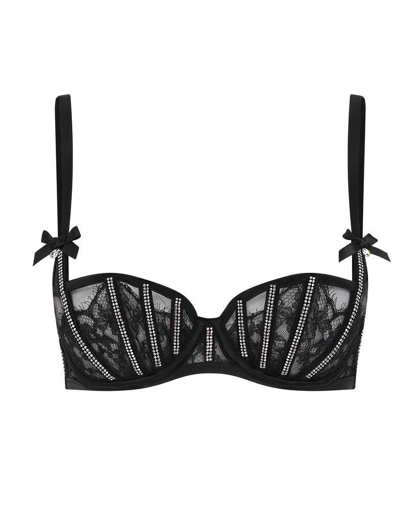 CaitrionaЧерный бюстгальтер балконет Caitriona