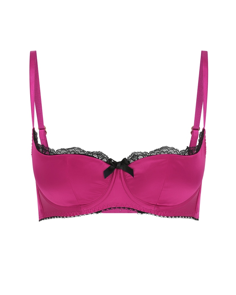 SloaneБюстгальтер балконет цвета фуксия Sloane