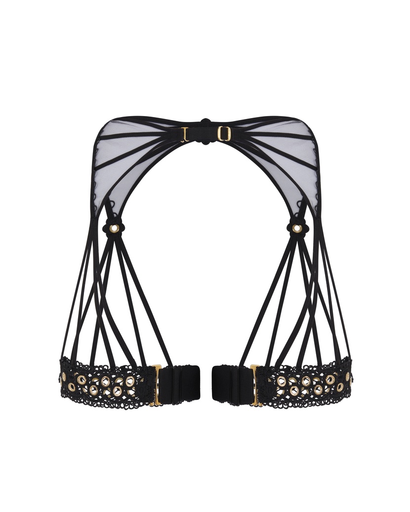 DorettaЧерный пояс для чулок Doretta