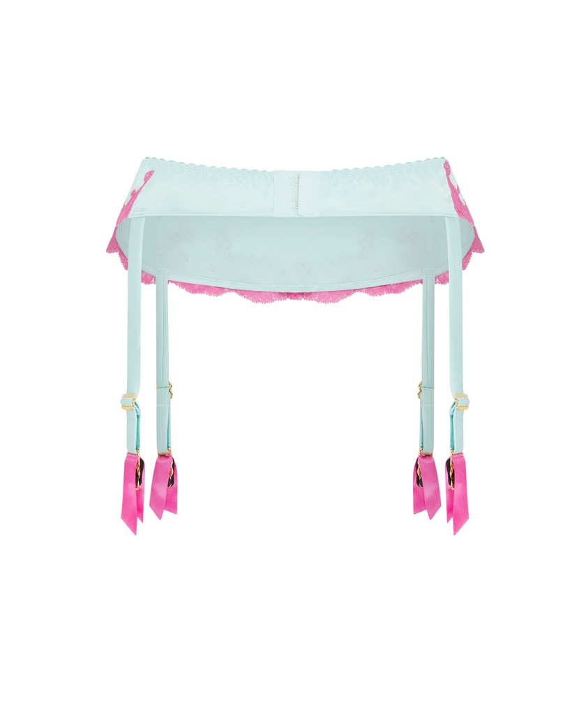 MollyМятный шелковый пояс для чулок Molly