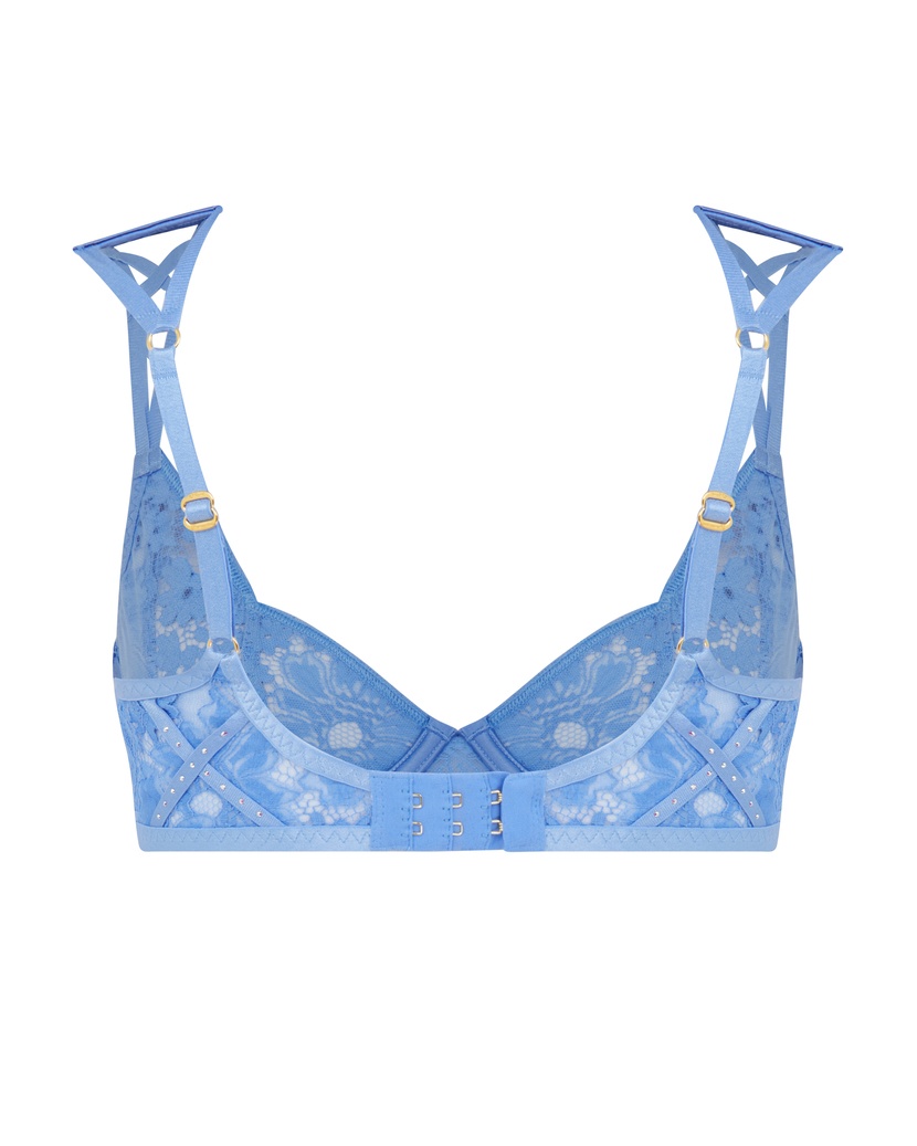 DianahГолубой бюстгальтер с декольтированной чашкой Dianah