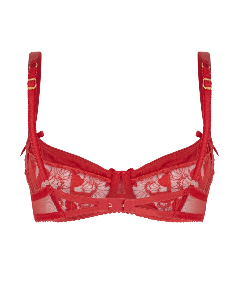 EttahКрасный бюстгальтер балконет Ettah