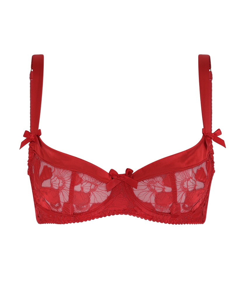 EttahКрасный бюстгальтер балконет Ettah