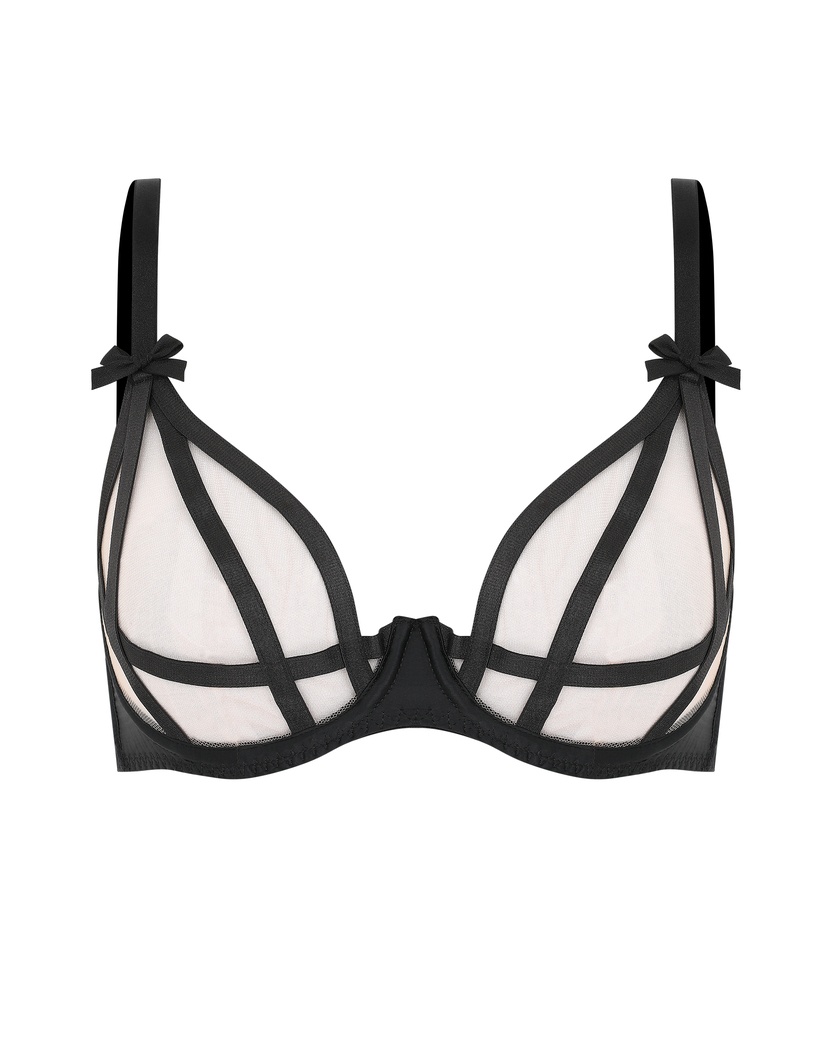 BriellaЧерный бюстгальтер с мягкой чашкой Briella