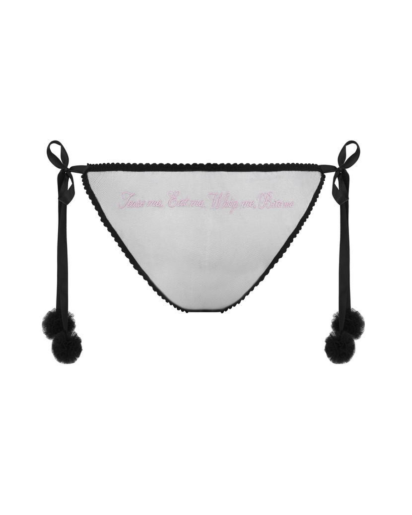 Tease MeЧерные классические трусы на завязках Tease Me