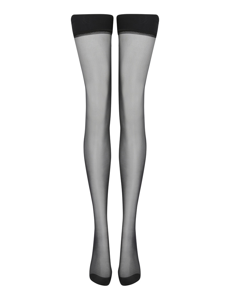 Tease MeЧерные чулки на резинке Tease Me