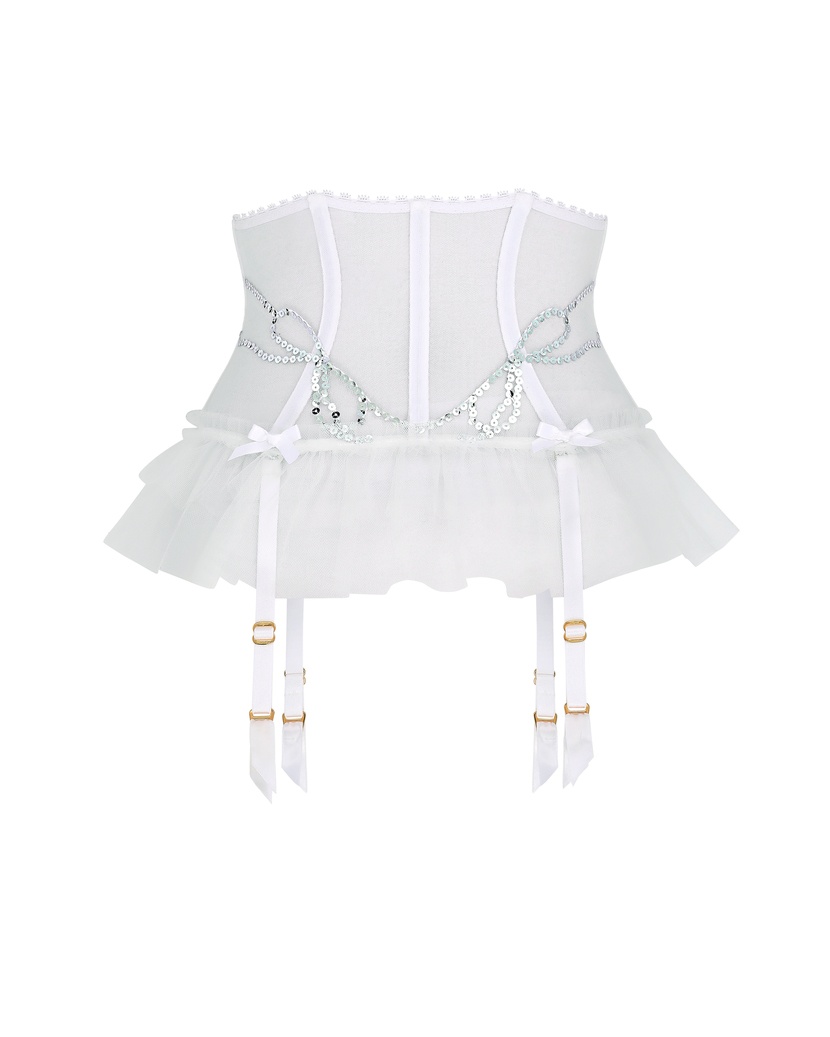 MelleБелый корсетный пояс Melle